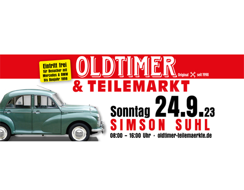 OLDTIMER- UND TEILEMARKT - SUHL 2023