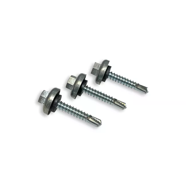 roofing screws and caps, capped roofing screws, self drilling screw factory